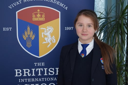 Oleksandra, Year 9, The British International School, Ukraine